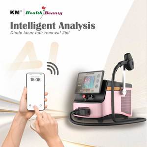 Weifang KM Electronics Co. Ltd Nouvelle version améliorée de l'épilateur laser à diode portable 808 nm, machine d'épilation avec analyseur de peau - Product Image 1