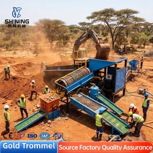 Véhicule de prospection aurifère personnalisé avec écran à boue, capacité 30-50t/h, circulation d'eau à pression réglable pour l'Afrique, adapté aux géologies minières variables - Product Image 1
