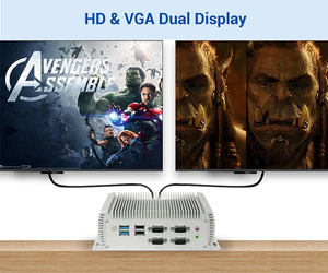 Sharerdp ไฟร์วอลล์ลินุกซ์มินิพีซีไฟร์วอลล์ลินุกซ์ไวไฟพร้อม Rs232 6200U 7200U 7th 6th แบบคู่คอร์อุตสาหกรรม - Product Image 5