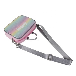 RPET student sequin embroidery <b>bag</b> small square handbag letter printed crossbody shoulder <b>message</b> <b>bag</b> girls - Product Image 4