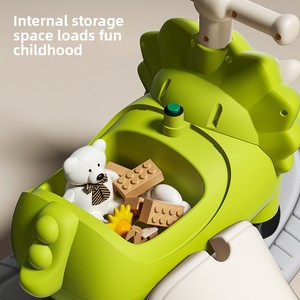 Auto <span class=keywords><strong>Cavalcabile</strong></span> Multifunzionale Mishore per Bambini 2-7 Anni, Auto a Spinta con Seduta, Auto Equilibrio in Plastica Azionata a Piedi - Product Image 4