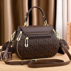 Women's tote bag summer <b>small</b> PU messenger <b>backpack</b> with zipper closed street trend style wholesale - Product Image 6