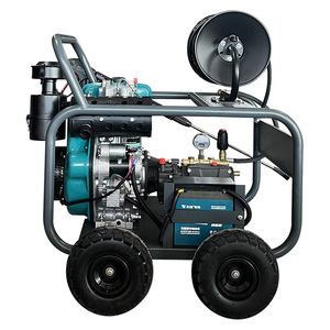 Nueva Hidrolimpiadora de Alta Presión <span class=keywords><strong>KEMEL</strong></span> de 18 HP con Motor Diésel para Limpieza y Descontaminación de Tuberías Químicas - Product Image 4