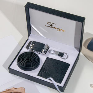 Genuine Leather Belt Wallet Keychain Handmade <strong>Gift</strong> Box Stylish Suitable <strong>for</strong> Business Mens <strong>Valentine</strong> <strong>S</strong> <strong>Day</strong> Gifting - Product Image 5