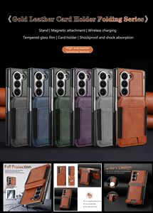 เคสโทรศัพท์ <span class=keywords><strong>Samsung</strong></span> Z Fold 7 พร้อมบานพับแม่เหล็ก ช่องใส่การ์ด ที่ตั้งได้ ฟิล์มกันรอย ใช้ได้กับ <span class=keywords><strong>Samsung</strong></span> Z Fold 6 5 - Product Image 6