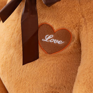 Ours en peluche personnalisé en usine, cadeau pour fille, 60cm, 80cm, 100cm, 180cm, rembourré en coton PP, <span class=keywords><strong>grande</strong></span> poupée ours, cadeau de Saint-Valentin - Product Image 6