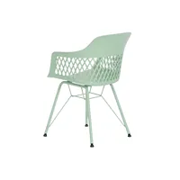 Chaise en métal PP 57x57x80:5 Vert