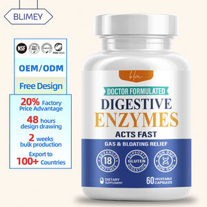 Marka laktaz Premium sindirim enzimleri takviyesi enzim kapsül laktaz intoleransı kabartma enzim kapsül özelleştirmek - Product Image 1