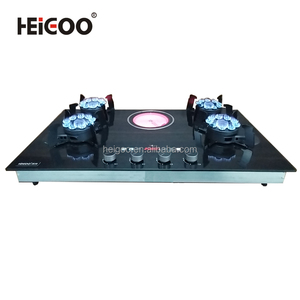 Placas de Cocción para Cocina, Hornillas de Gas y Cocina Eléctrica de Cerámica Infrarroja para Uso Empotrado y de Sobremesa - Product Image 1