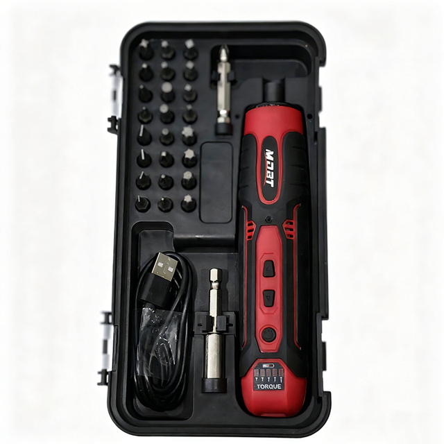 3.6V 1.5Ah Rechargeable Electric Screwdriver Set, 3Nm Auto & 10Nm Manual Torque 5+1 in 1 Precision Screwdriver