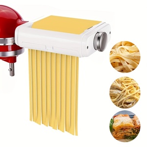 Accessoire pour machine à pâtes pour batteurs sur socle <span class=keywords><strong>Kitchenaid</strong></span> Inclus Rouleau de <span class=keywords><strong>feuille</strong></span> de pâtes, coupe-spaghetti, coupe-fettuccine - Product Image 3