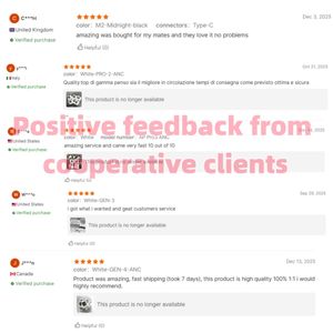 Großhandel Herzfrequenz-Kopfhörer mit Geräuschunterdrückung Pro3 Air, Kabellose Ohrhörer Serie Pro3 ANC und Air Pro 2 GEN2 GEN3 GEN4 und MAX - Product Image 2