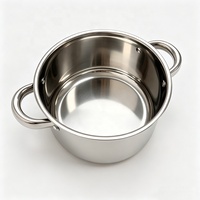 Set Panci Masak Mewah Kustom dengan Gagang Stainless Steel, Anti Lengket, Induksi, Modern, Unik, dan Berkualitas Tinggi
