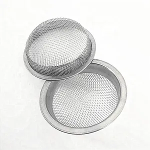 Stainless Steel Material 30 Mesh Brass Wire Mesh Strainer Air Water Filter Cap