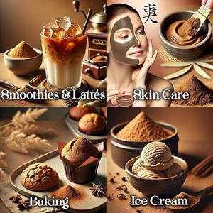 ハラール認定ウジホジチャティーパウダーローストグリーンティーと抹茶パウダーで乾燥したベーカリーと飲料用 - Product Image 6