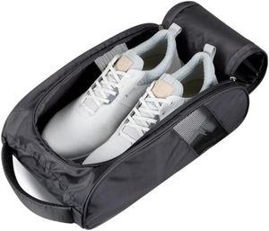 Sac à chaussures de sport unisexe en polyester léger avec fermeture éclair et poignée souple pour les voyages et l'usage quotidien - Product Image 1