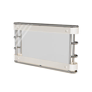 Support mural rectangulaire pour couteaux, support de rangement sans perforation pour cuisine DJ 2042 SR - Product Image 1