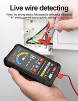 HT124 multimètre numérique intelligent de tension de courant AC/DC multifonction mesure rapidement et avec précision le courant de tension Multimetro