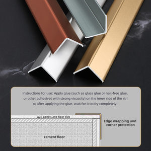 Protector <span class=keywords><strong>de</strong></span> borde <span class=keywords><strong>de</strong></span> Metal <span class=keywords><strong>de</strong></span> aluminio <span class=keywords><strong>de</strong></span> 1mm <span class=keywords><strong>de</strong></span> espesor, embellecedor <span class=keywords><strong>de</strong></span> azulejo <span class=keywords><strong>de</strong></span> mármol, zócalo dorado, zócalo decorativo, embellecedor <span class=keywords><strong>de</strong></span> perfil <span class=keywords><strong>de</strong></span> azulejo dorado, venta al por mayor - Product Image 5