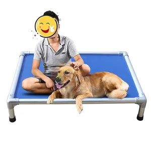 Oem & Odm Groothandel Duurzaam Hoge Kwaliteit Aluminium Staal Huisdier Bed Outdoor Draagbare Kamp Hond Bed