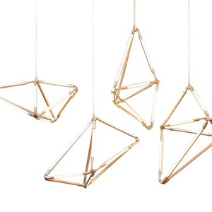 Lustre géométrique à LED E27, suspension à tête unique pour restaurant, chambre, villa, décoration moderne et artistique - Product Image 5