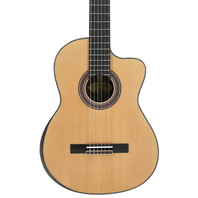 Clássico Barato 39 Polegadas Abeto de Alta Qualidade Artesanal de Instrumentos Musicais Guitarra Acústica Clássica Para Venda