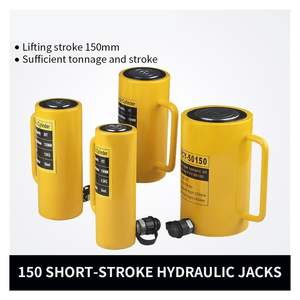 DOOROOM Vérins <span class=keywords><strong>de</strong></span> voiture à simple effet en acier <span class=keywords><strong>de</strong></span> 20 tonnes Vérins hydrauliques bon marché avec piston creux pour <span class=keywords><strong>porte</strong></span> et <span class=keywords><strong>garage</strong></span> - Product Image 6