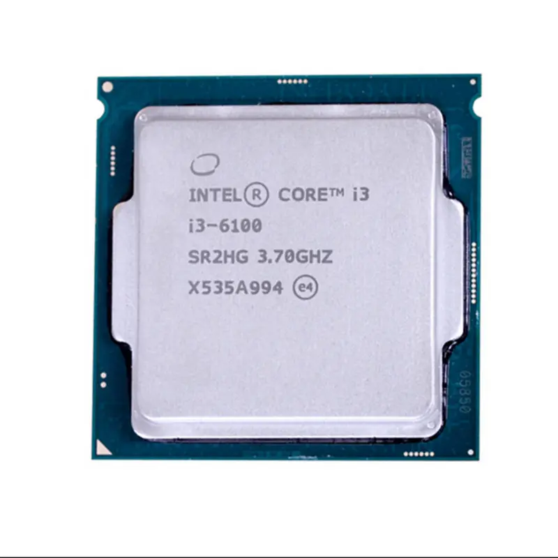 100% working intel processor core used i3 6100 3M Cache 51W Computer Processor CPU for desktop in stock