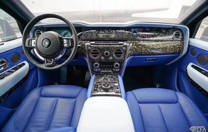For <b>Rolls</b>-Royce Cullinan Carbon Fiber Interior Cullinan Upgraded Dry Carbon Fiber Style Interior Trim Center Panel - Product Image 2