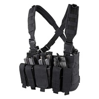Shero Custom Utility Adjustable Ranger Gear Molle Magazine Pouches Vest Load Bearing Combat Tactical Chest Rig Bag