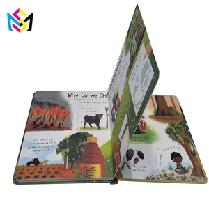 Libro <span class=keywords><strong>de</strong></span> <span class=keywords><strong>Cuentos</strong></span> Infantil con Solapas Impresas OEM, Temática <span class=keywords><strong>de</strong></span> <span class=keywords><strong>la</strong></span> <span class=keywords><strong>Selva</strong></span> y <span class=keywords><strong>la</strong></span> Naturaleza, Texto Personalizado, Libro <span class=keywords><strong>de</strong></span> Cartón con Ilustraciones <span class=keywords><strong>de</strong></span> Animales en Acuarela, Tamaño y Contenido Personalizables - Product Image 2