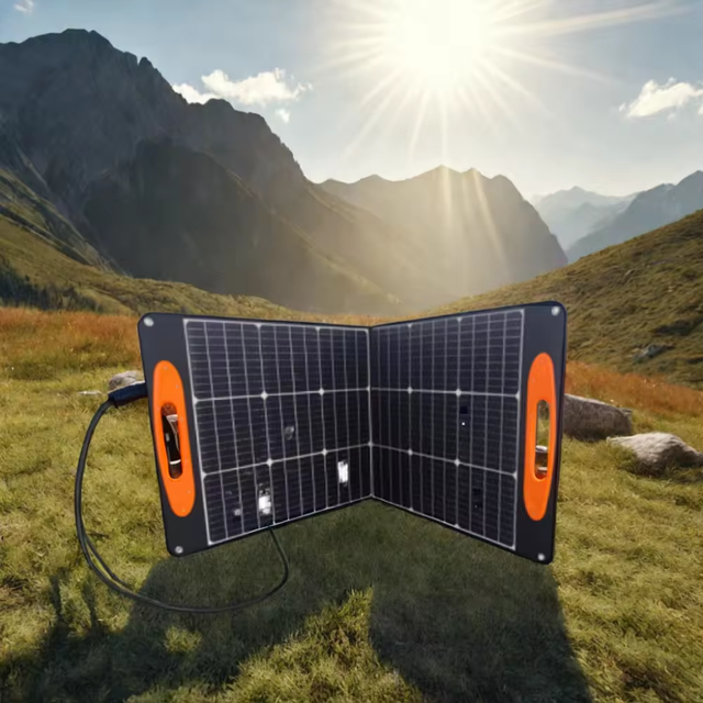 100w Solar Panels 20V 100W/5A Portable Solar Panels System for Outdoor Hiking Foldable Solar Panel High Efficiency Generation