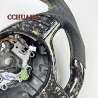 Fit BMW E46 m3 E63 LED feux de changement de vitesse 100% vrai volant de voiture en fibre de carbone