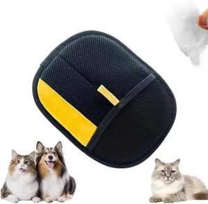 Luxury Pet Hair Remover Glove Double Sided Eco-Friendly Reusable Convenient Easy Use for Cats <b>Dogs</b> <b>Couch</b> Furniture Carpet Car - Product Image 4