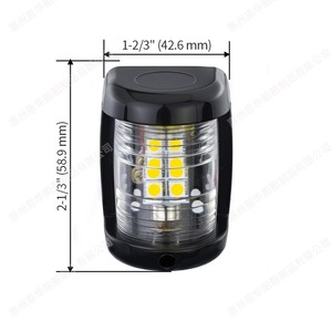 Feu de mât LED pour bateau, lumière de navigation blanche à 225 degrés, signal 12V DC pour usage maritime - Product Image 3