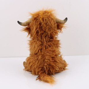 Nuevo Juguete de Peluche de Vaca de las Tierras Altas de 25 cm, Muñeco de Ganado de las Tierras Altas, Peluche Largo de Toro, Decoración de Peluche, Venta al por Mayor - Product Image 5