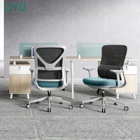 Chaise de bureau pivotante ergonomique en maille Liyu Luxury Contemporary, hauteur réglable, confortable, pour la maison/le bureau, chaise de direction