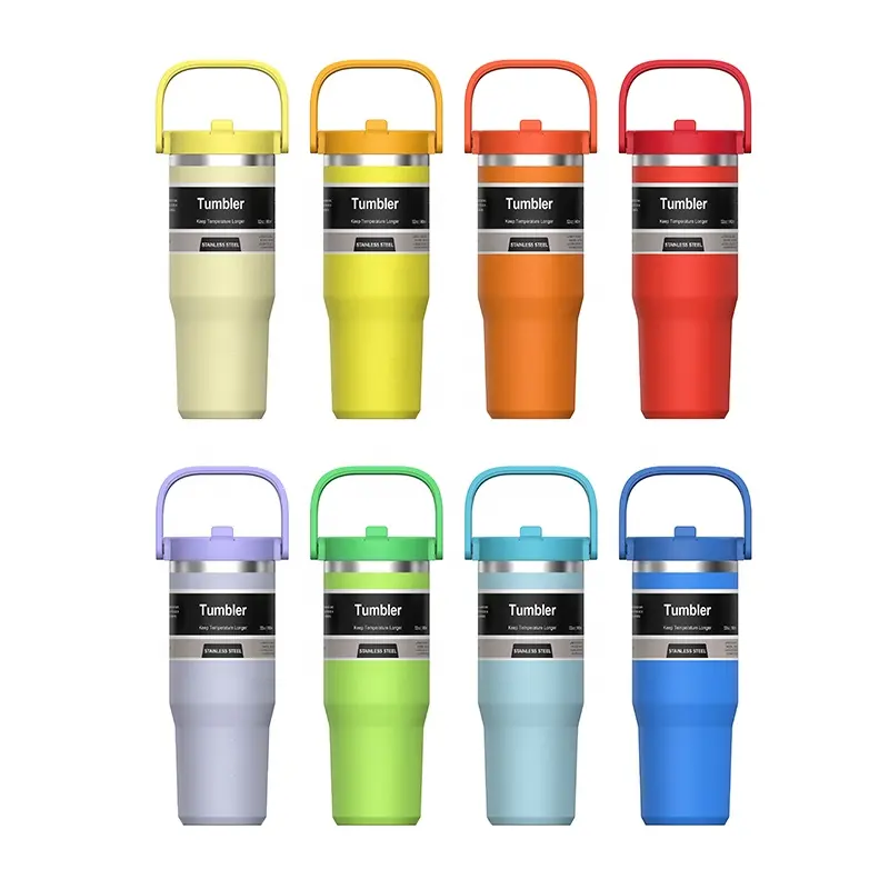 Amazon Hot Stainless Steel Tumbler Insulated Travel Cups with Logo Hot   Cold Tumbler Leak Proof   Vacuum Water Bottle Tumbler