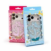 Boîte en papier Kawaii mignonne avec nœud étoile pour étui de téléphone, emballage de vente au détail personnalisé avec trou de suspension pour iPhone 18 Pro Max