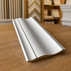 Profilé de finition intérieure en pin Radiata blanc apprêté, prêt à l'installation, profil FJ, longueur personnalisée, fournisseur en gros - Product Image 1