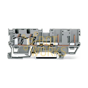 Bloc de bornes 769171 - Plastique gris 450V 25A à pince à ressort - Neuf - Product Image 1