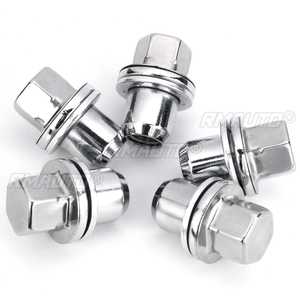 5/10/15/20 piezas RRD500290 Tapa de tuerca de rueda de acero inoxidable para Land Rover Discovery 3 4 Range Rover L322 Sport 2004-2009 - Product Image 3