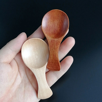 Solid Wood Bath Scoop,Handmade Utensil Kitchen Spice Salt Scoops