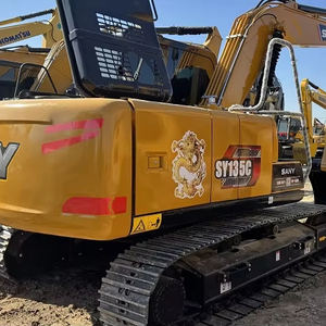 รถขุดไฮดรอลิกแบบตีนตะขาบ Sany SY135C มือสอง รุ่นปี 2023 ประหยัดน้ำมัน เครื่องยนต์มอเตอร์เกียร์ กำลัง 73 กิโลวัตต์ น้ำหนัก 13.5 ตัน - Product Image 4