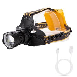 WOSEN Populaire Type-C Usine Aluminium Fort Blanc Laser Casque Rechargeable Power Bank Pêche Zoom Fonction LED Lampe frontale - Product Image 1