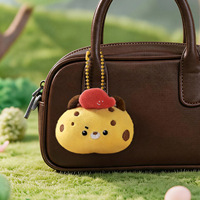 Porte-clés en peluche personnalisés, breloques mignonnes pour sacs, OEM ODM, accessoires de sac en peluche douce, vente en gros, cadeau