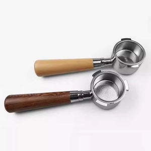 <span class=keywords><strong>Cafetera</strong></span> De'Longhi de Acero Inoxidable/Aleación sin Fondo EC310/330/680/685 con <span class=keywords><strong>Mango</strong></span> de Madera Sólida de 51mm Universal para Uso Familiar y en Cafeterías - Product Image 1