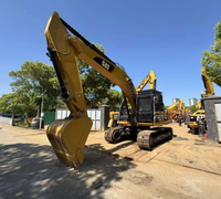 Excavatrice sur chenilles d'occasion CAT 312D2L de 12 tonnes, à queue zéro, avec écran LCD clair et accessoires, personnalisation disponible