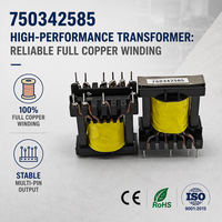 Transformateur haute fréquence à noyau de ferrite EE25 EE33 EE40 EE55 12V 24V 48V 220V pour SMPS LLC, circuit de résonance PFC Boost