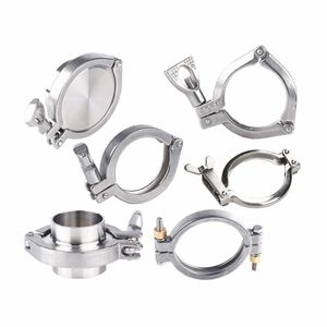 Tùy chỉnh thép không gỉ khớp nối ống Phụ kiện ống Tri kẹp ferrule Bộ dụng cụ phần cứng (2 ống khớp nối 1 kẹp 1 miếng đệm) - Product Image 6